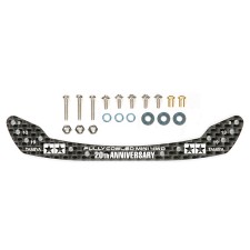 TAMIYA 田宫四驱车 四驱兄弟20周年刻字龙头 95072 HG CARBON FRONT STAY FOR FULLY COWLED MINI 4WD (1.5mm) 20th ANNIV HG カーボンフロントステー（1.5mm）フ