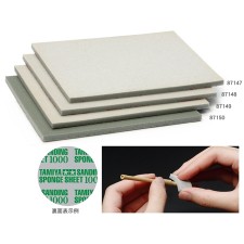 TAMIYA �﹬���� ���dɰֽ 600�� 18148 ���ߥ���ĥ���ݥ󥸥��`�� 400��600��1000��1500 Sanding Sponge Sheet - 600
