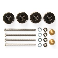 TAMIYA 田宫 四驱车 限量版 黑色分体质量阻尼 分体减震器 分体丁丁 94985 MASS DAMPER SET (CYLINDER/BLACK, 4PCS）マスダンパーセット（シリンダー 4個 ブラック）