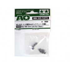 TAMIYA ﹬  AO ĸ 94690 Mini 4WD AO-1015 2mm Lock Nut 10pcs AO-1015 2åʥå10 