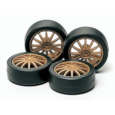 TAMIYA 田宫 四驱车 前后等宽中口径轮胎 15358  LOW-HEIGH...