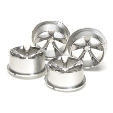 TAMIYA 田宫 四驱车 限量版 前后等宽中口径消光电镀轮 94913 5-S...