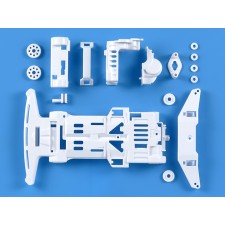 TAMIYA 田宫 四驱车 限量版 白色S1底盘 94255 MINI 4WD ...