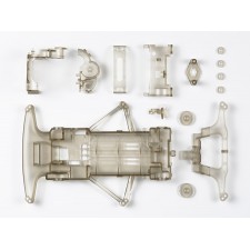 TAMIYA 田宫四驱车 限量版 黑色透明SFM底盘  94272 SUPER ...