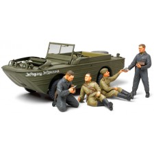 TAMIYA 田宫 军士模型 苏联 水陆两用侦察车 配四个兵人 89771 ソビ...