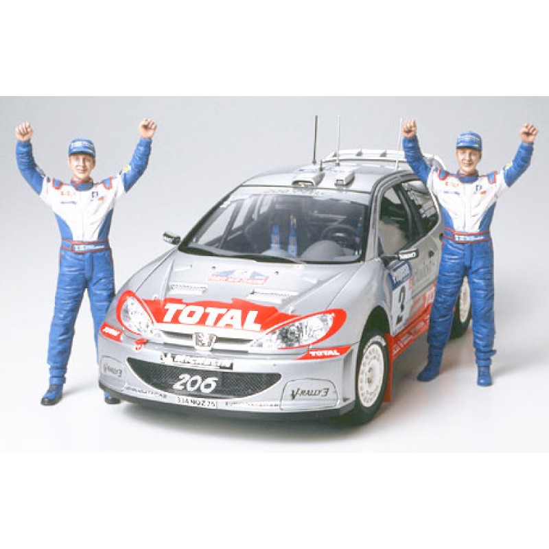 TAMIYA 田宫 静态模型 24262 プジョー 206 WRC 2002 ウィナー仕様 Peugeot 206 WRC 2002 Winner Version