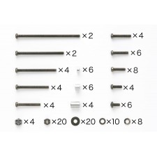 TAMIYA ﹬  ɫ˿ 94742 BLACK PLATED SCREW SET ֥ååӥå 