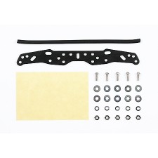 TAMIYA 田宫 四驱车 限量版 黑色铝合金龙头 94750 DURALUMIN MULTI ROLLER SETTING STAY （BLACK） ジュラルミン マルチワイドステー （ブラック） 