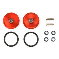 TAMIYA ﹬   ɫϽнߵ 94759  19mm ALUMINUM BALL-RACE ROLLER SET (DISH/RED) 19mmߥ٥󥰥`` ǥå奿ף åɣ