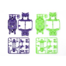 TAMIYA 田宫 四驱车 限量版 MS双色底盘 94798 MS CHASSI...