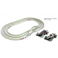 TAMIYA 田宫四驱车 限量版 白色两轨道跑道 附带四驱车 94852 MIN...