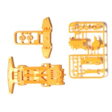 TAMIYA 田宫 四驱车 限量版 黄色SUPER 1 底盘 94875 MINI 4WD SUPER 1 CHASSIS (ORANGE） スーパー1シャーシ （オレンジ） 
