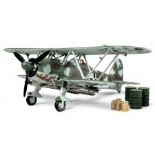 TAMIYA 田宫 军士模型 菲亚特 袭撃机 89722 フィアット CR42 ...