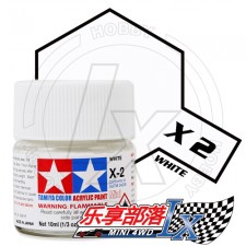 TAMIYA 田宫模型 水性漆 亮光 X2 81502 光泽白 Acrylic ...