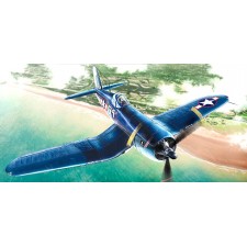 爱德美 1:48 二战美国 海军陆战队 F4U-1 海盗战机 12293 1/4...